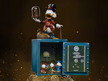 DuckTales Uncle Scrooge McDuck and Nephews 1/10 Art Scale Statue