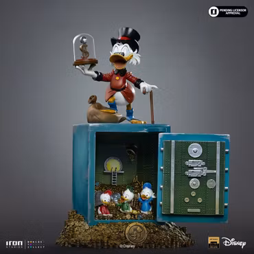 DuckTales Uncle Scrooge McDuck and Nephews 1/10 Art Scale Statue