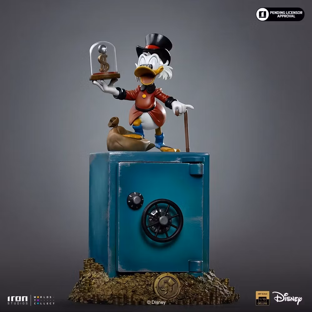 DuckTales Uncle Scrooge McDuck and Nephews 1/10 Art Scale Statue