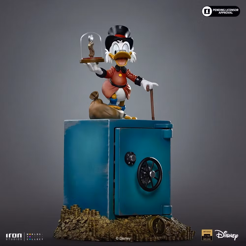 DuckTales Uncle Scrooge McDuck and Nephews 1/10 Art Scale Statue