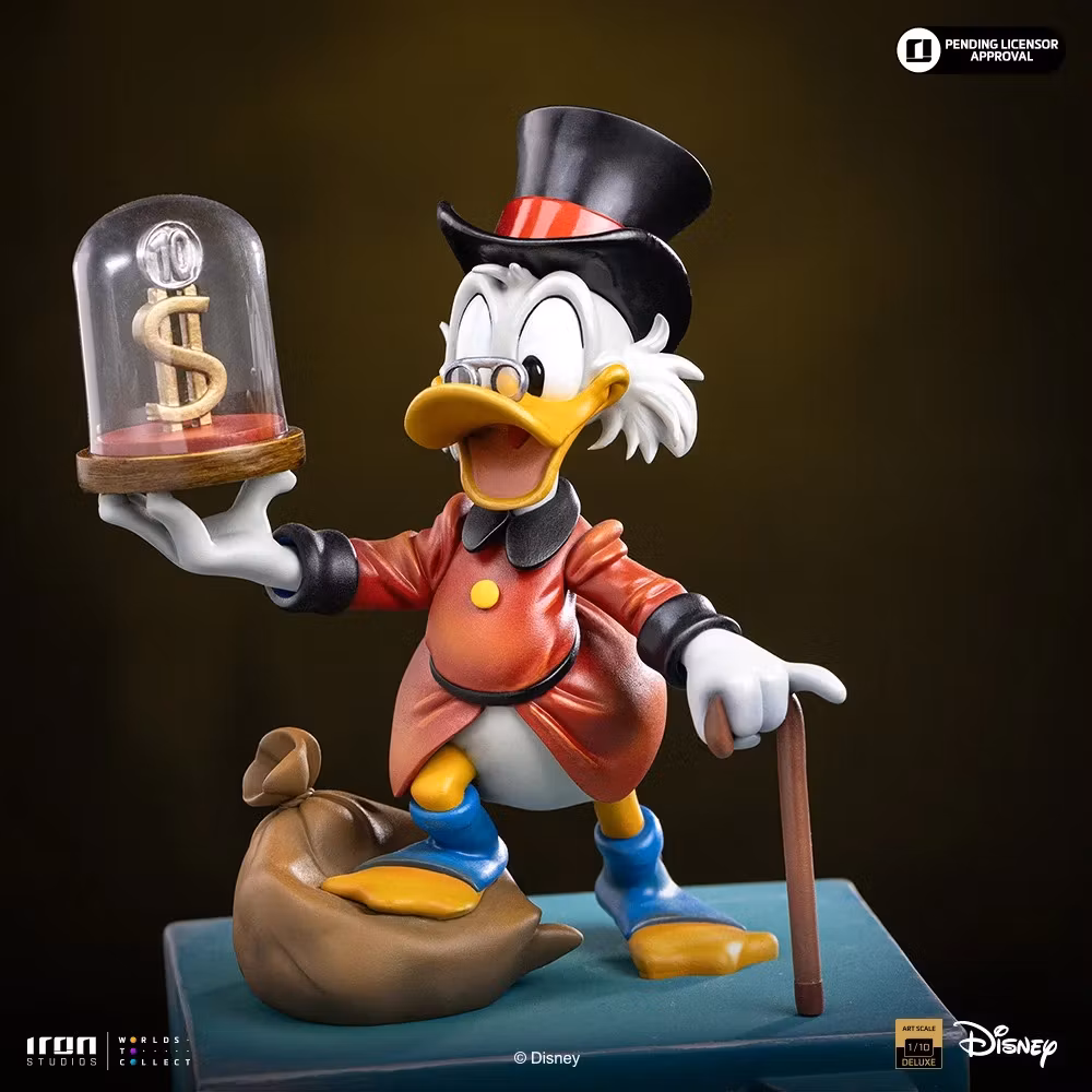 DuckTales Uncle Scrooge McDuck and Nephews 1/10 Art Scale Statue