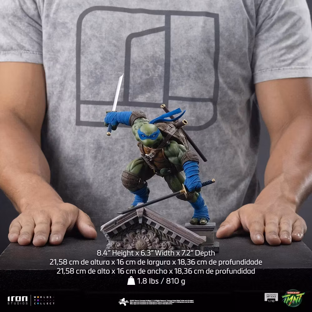 Teenage Mutant Ninja Turtles Unleashed Leonardo 1/10 Scale Statue