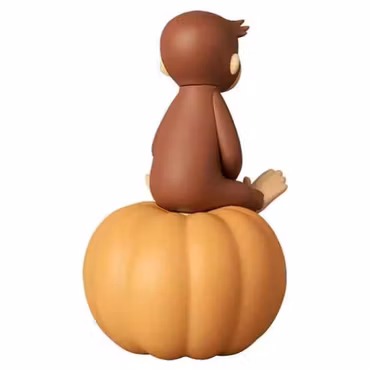 Curious George UDF Mini Figure w/Pumpkin