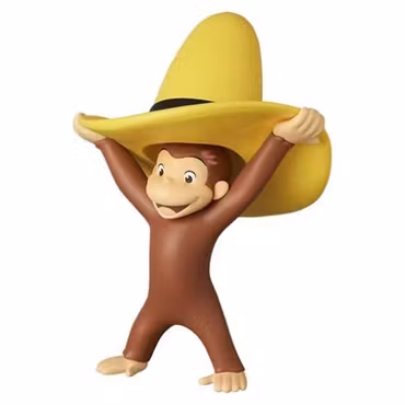 Curious George UDF Mini Figure w/Hat