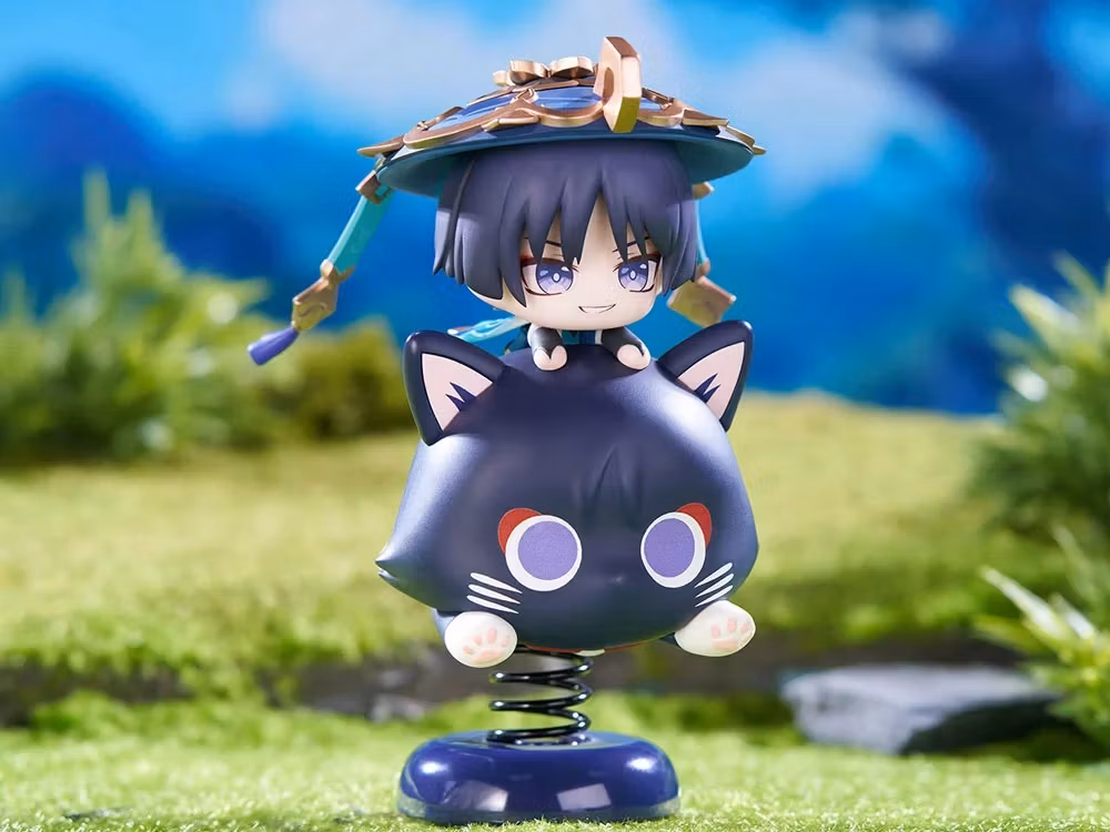 Genshin Impact Happy Shake Wanderer Springy Chibi Figure