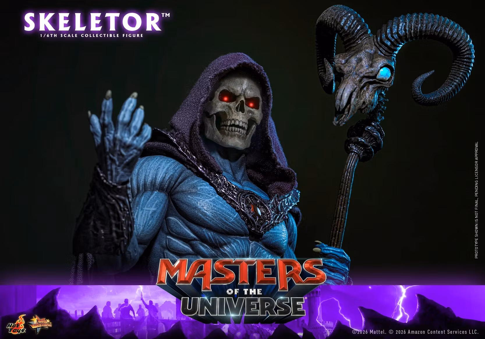 Masters of the Universe (2026) MMS889 Skeletor 1/6th Scale Collectible Figure