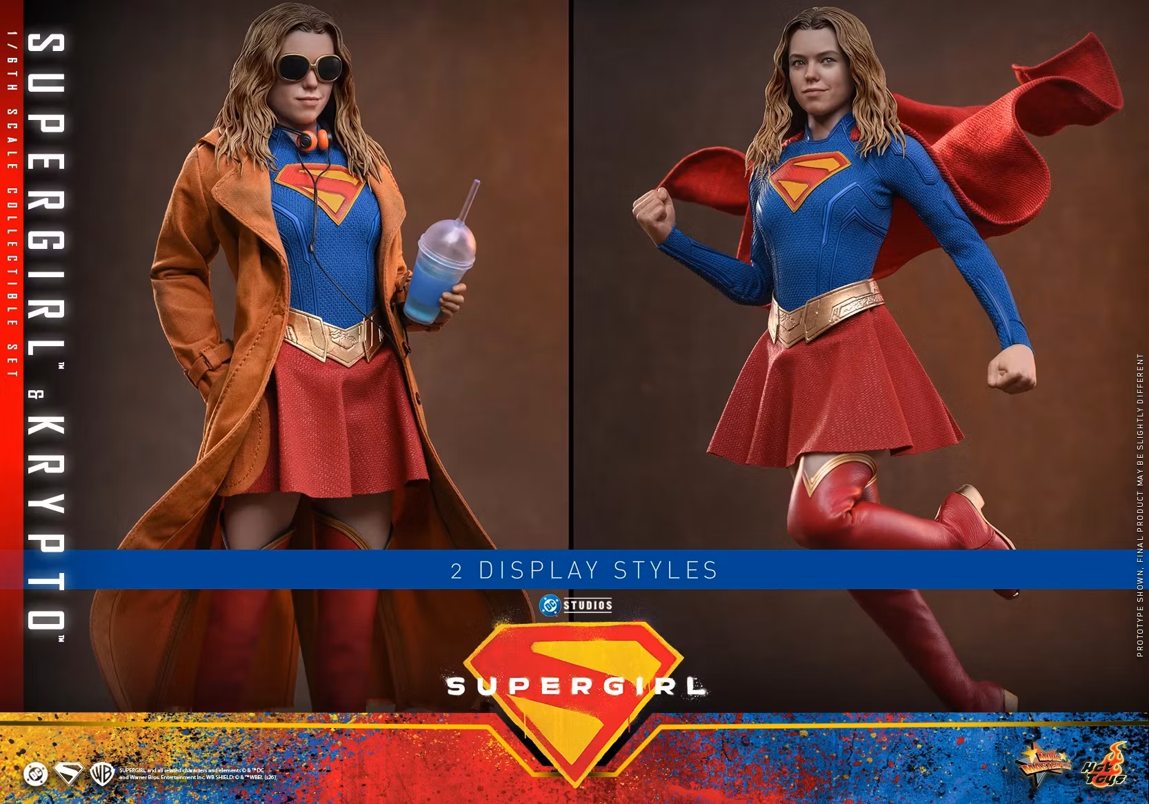 Supergirl MMS869 Supergirl & Krypto 1/6th Scale Collectible Figure