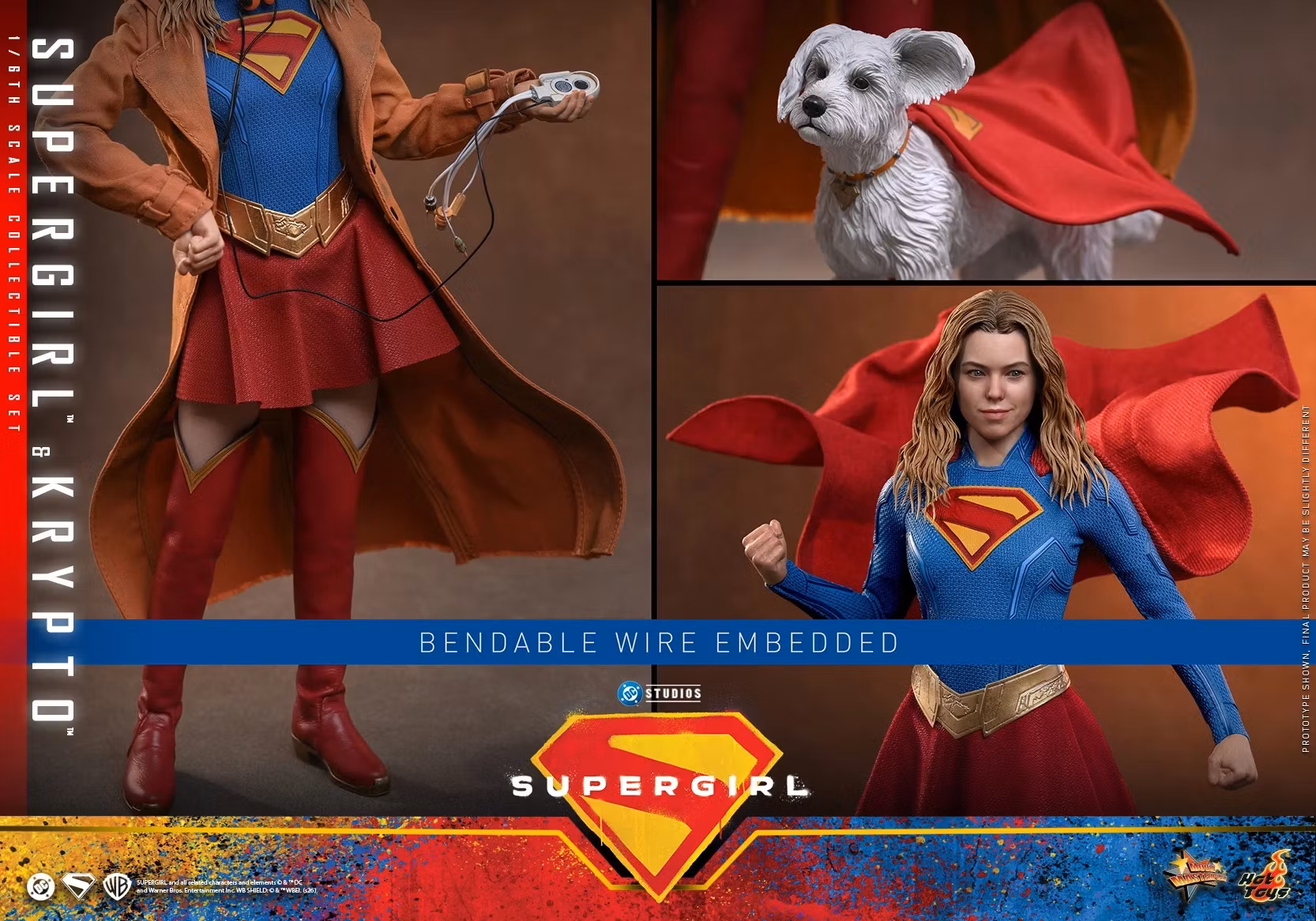 Supergirl MMS869 Supergirl & Krypto 1/6th Scale Collectible Figure