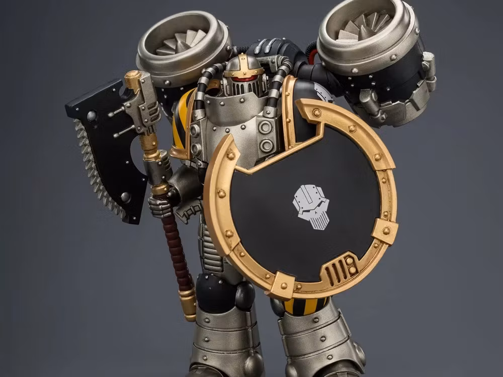 Warhammer: The Horus Heresy Iron Warriors MkII Assault Legionary 1 with Bolt Pistol, Chain Axe & Combat Shield 1/18 Scale Action Figure