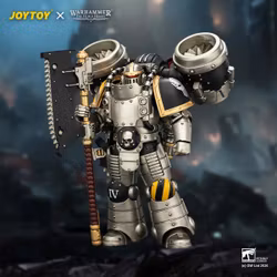 Warhammer: The Horus Heresy Iron Warriors MkII Assault Legionary 2 with Bolt Pistol & Heavy Chain Axe 1/18 Scale Action Figure
