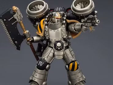 Warhammer: The Horus Heresy Iron Warriors MkII Assault Legionary 2 with Bolt Pistol & Heavy Chain Axe 1/18 Scale Action Figure