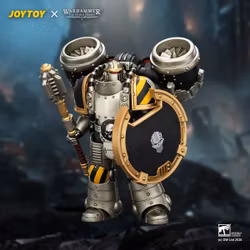 Warhammer: The Horus Heresy Iron Warriors MkII Assault Sergeant with Disintegrator Pistol, Power Maul & Combat Shield 1/18 Scale Action Figure