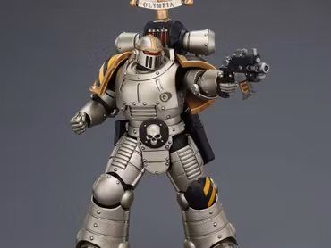 Warhammer: The Horus Heresy Iron Warriors MkII Legionary 1 with Vexilla, Bolter and Bolt Pistol 1/18 Scale Action Figure