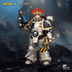 Warhammer: The Horus Heresy Iron Warriors MkII Tactical Sergeant with Power Sword, Bolt Pistol and Plasma Pistol 1/18 Scale Action Figure