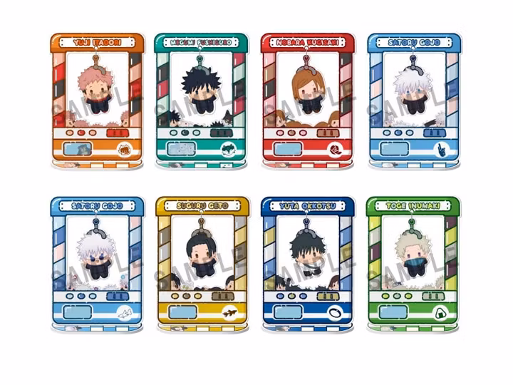 Jujutsu Kaisen Chara Catcher Acrylic Figure Anime 5th Anniversary Set