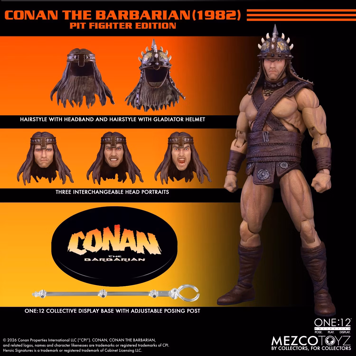 Conan the Barbarian (1982) One:12 Collective Conan (Pit Fighter Edition) Action Figure