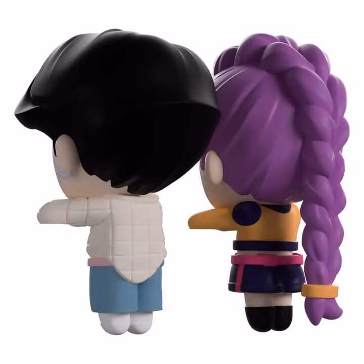 KPop Demon Hunters Vinyl Figures Jinu & Rumi Monitor Buddiez