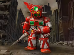 Shin Getter Robo vs Neo Getter Robo Chibi Creature First Getter Robo-1 (The Final Battle in New York) Figure