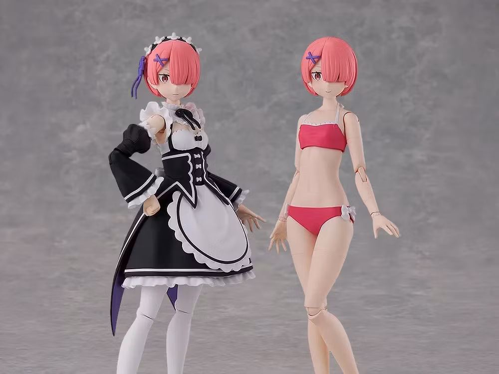 Re:Zero Starting Life in Another World Kadokawa Plastic Model Series Ram (DX Ver.) Model Kit