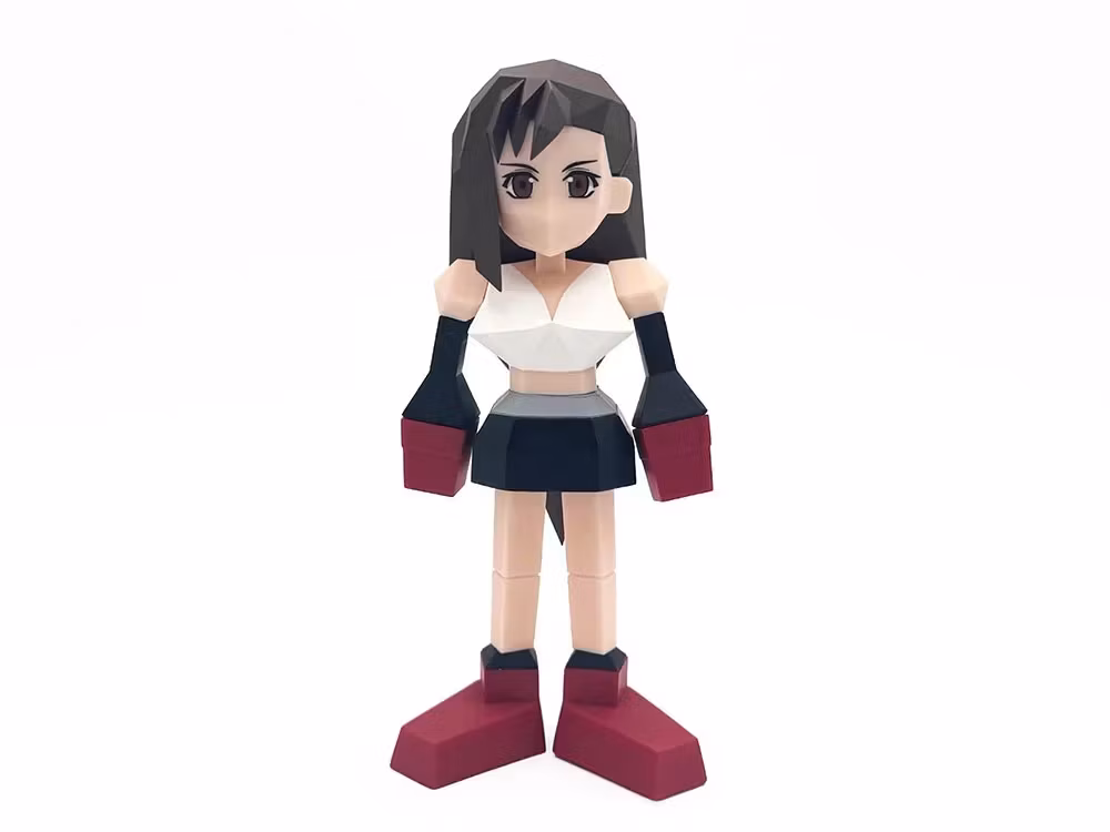 Final Fantasy VII Tifa Lockhart Polygon Soft Vinyl Figure