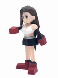 Final Fantasy VII Tifa Lockhart Polygon Soft Vinyl Figure