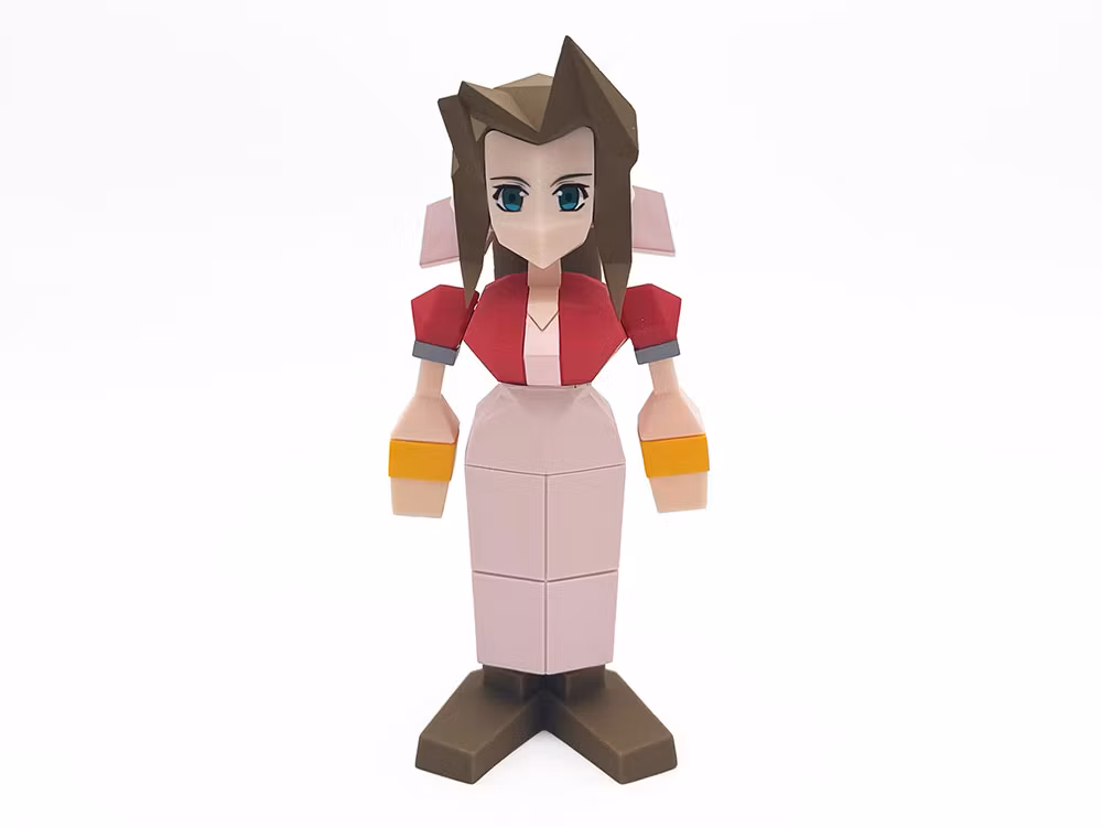 Final Fantasy VII Aerith Gainsborough Polygon Soft Vinyl Figure