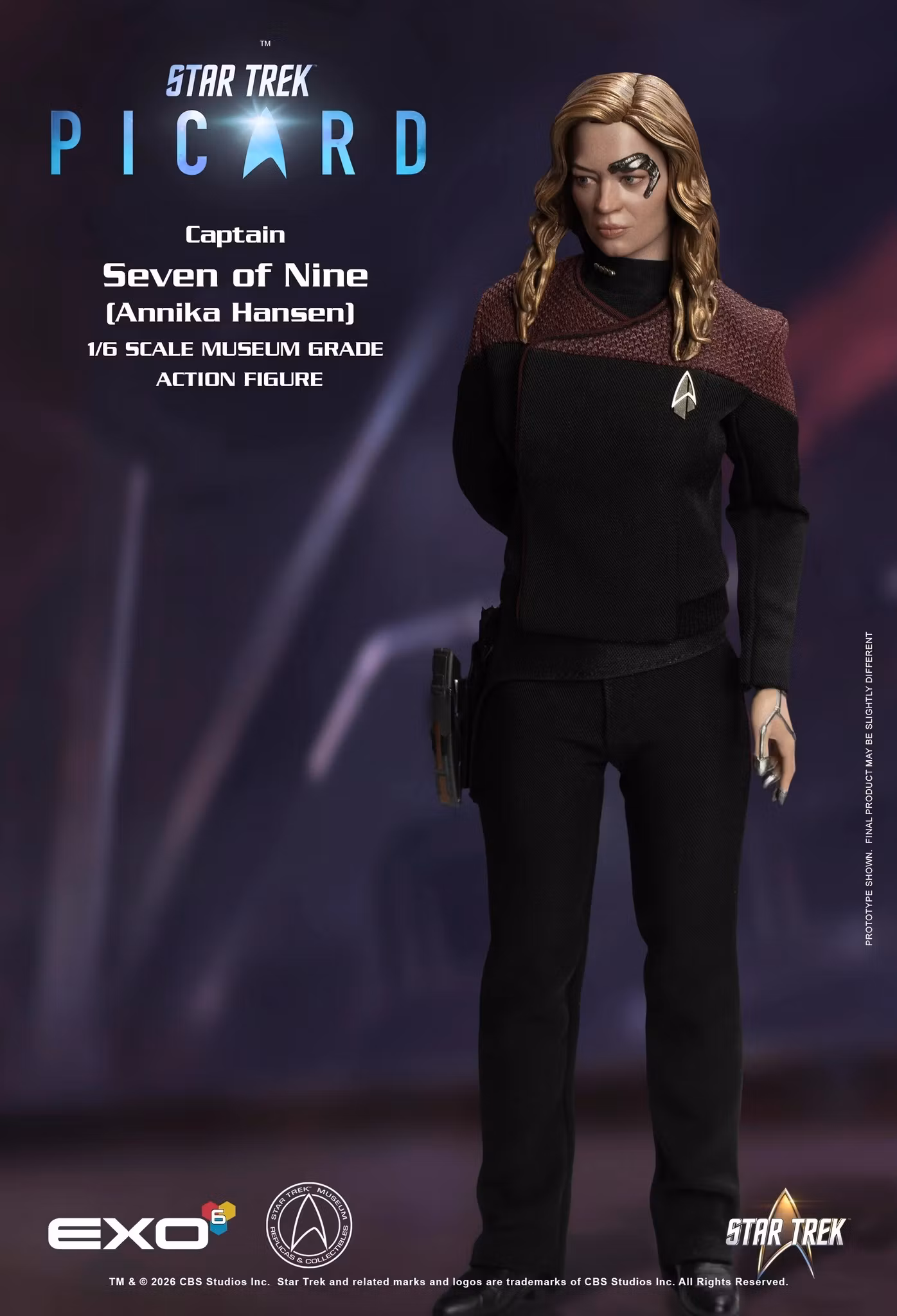 Star Trek: Picard Captain Seven of Nine (Annika Hansen) 1/6 Scale Action Figure