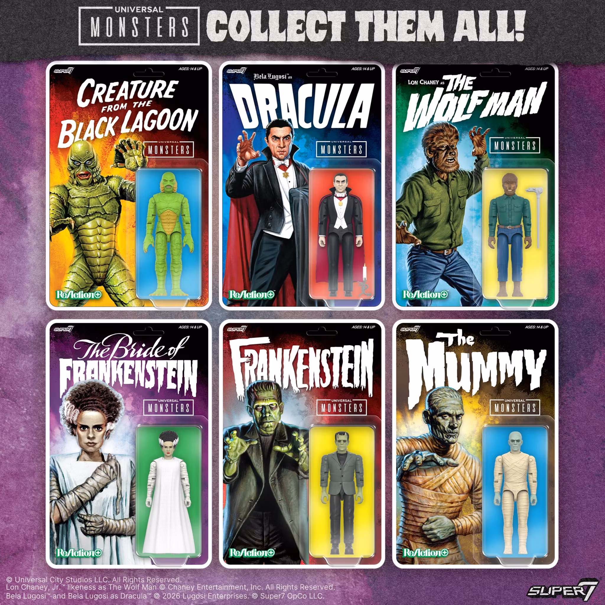 Universal Monsters ReAction+ Frankenstein Action Figure