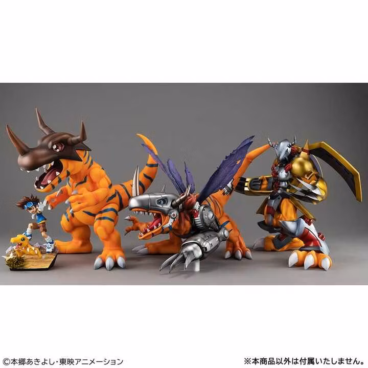 Digimon Adventure Precious G.E.M. Series Greymon & Taichi Yagami Figure (Rerelease)