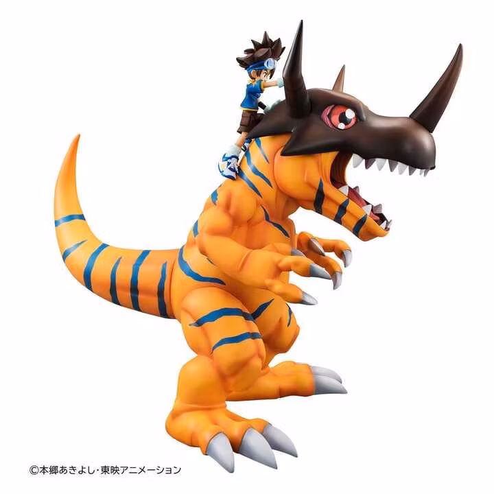 Digimon Adventure Precious G.E.M. Series Greymon & Taichi Yagami Figure (Rerelease)