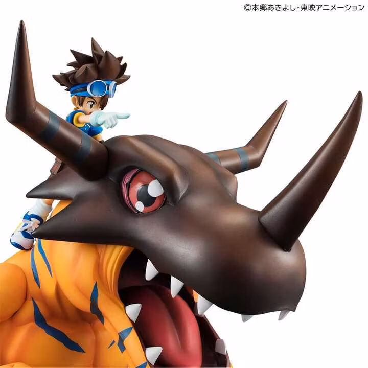 Digimon Adventure Precious G.E.M. Series Greymon & Taichi Yagami Figure (Rerelease)