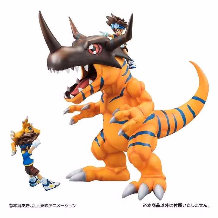 Digimon Adventure Precious G.E.M. Series Greymon & Taichi Yagami Figure (Rerelease)