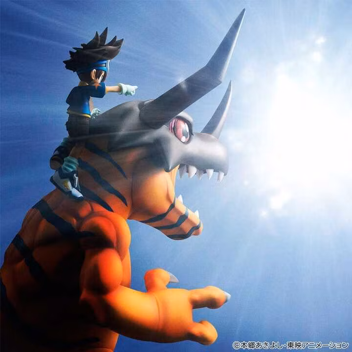 Digimon Adventure Precious G.E.M. Series Greymon & Taichi Yagami Figure (Rerelease)