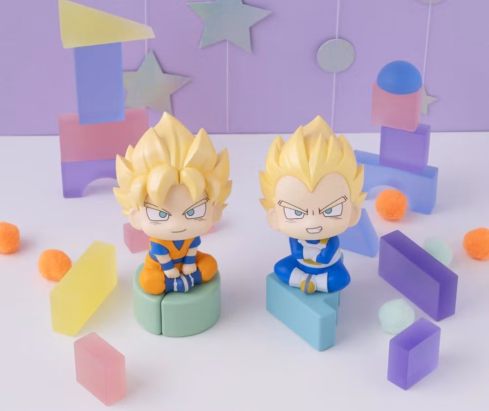 Dragon Ball Daima Look Up Series Super Saiyan Son Goku & Super Saiyan Vegeta (Mini) (With Gift)