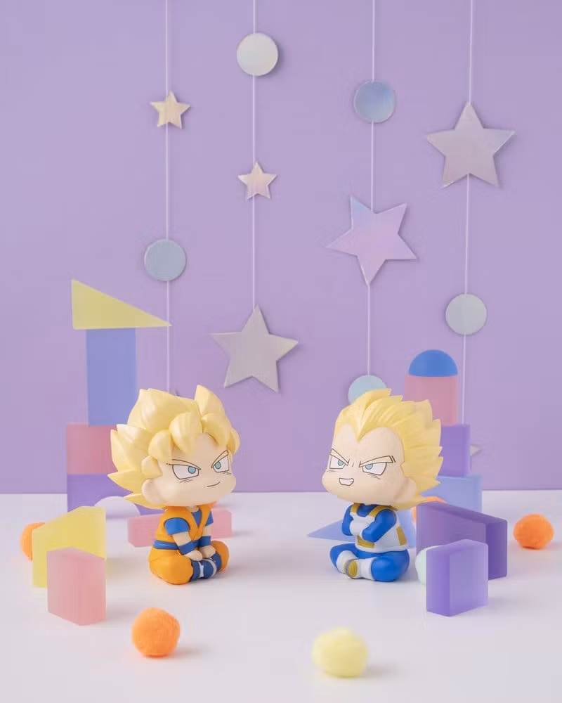 Dragon Ball Daima Look Up Series Super Saiyan Son Goku & Super Saiyan Vegeta (Mini) (With Gift)