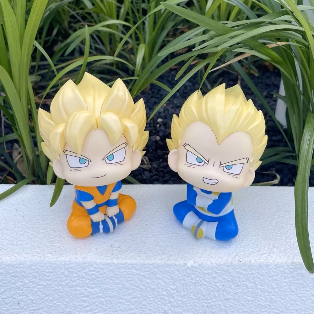 Dragon Ball Daima Look Up Series Super Saiyan Son Goku & Super Saiyan Vegeta (Mini) (With Gift)