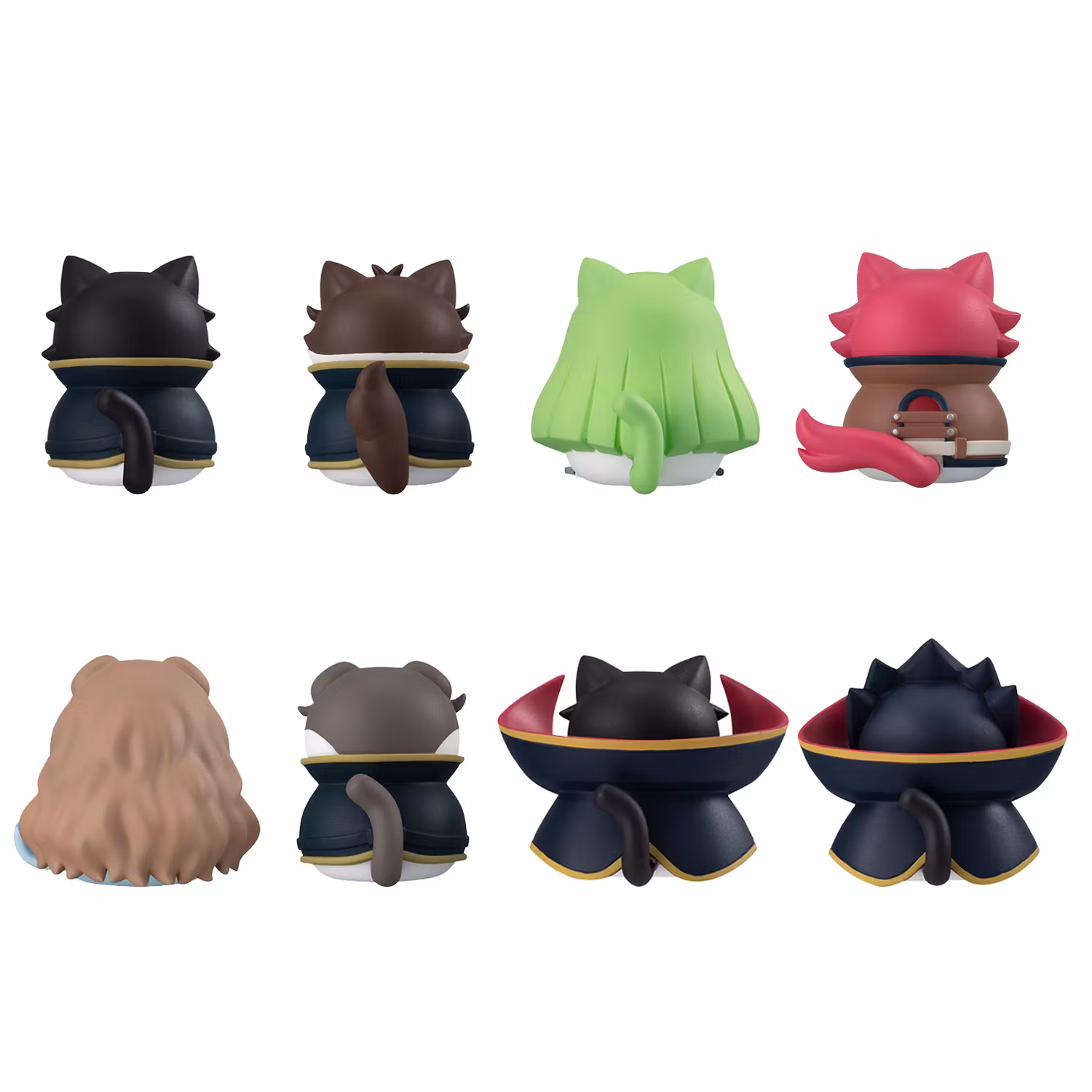 Code Geass: Lelouch of the Rebellion Mega Cat Project Code Genyass Set of 8 Figures
