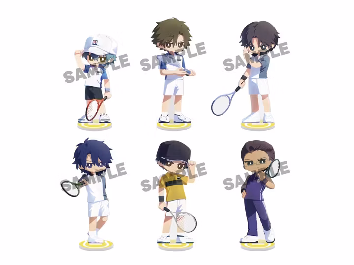 The New Prince of Tennis Irusta Vol.1 Set of 6 Acrylic Stand Figures