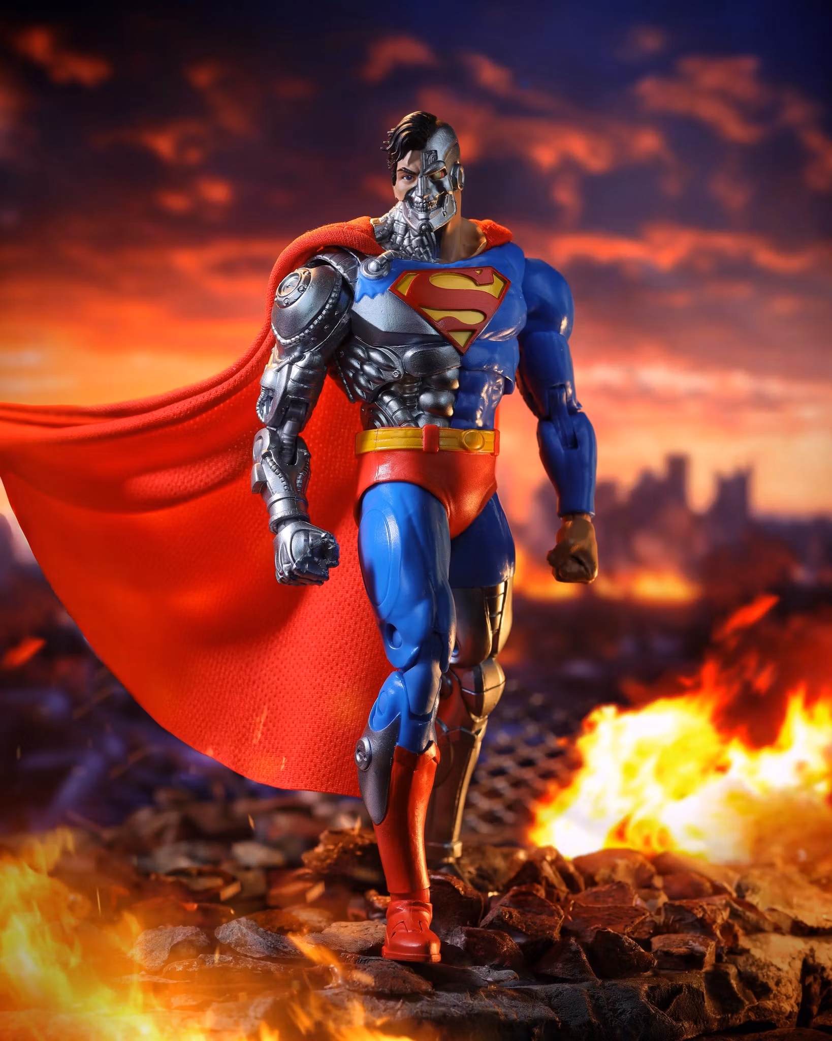 The Return of Superman DC Multiverse McFarlane Vault Collection Cyborg Superman Action Figure