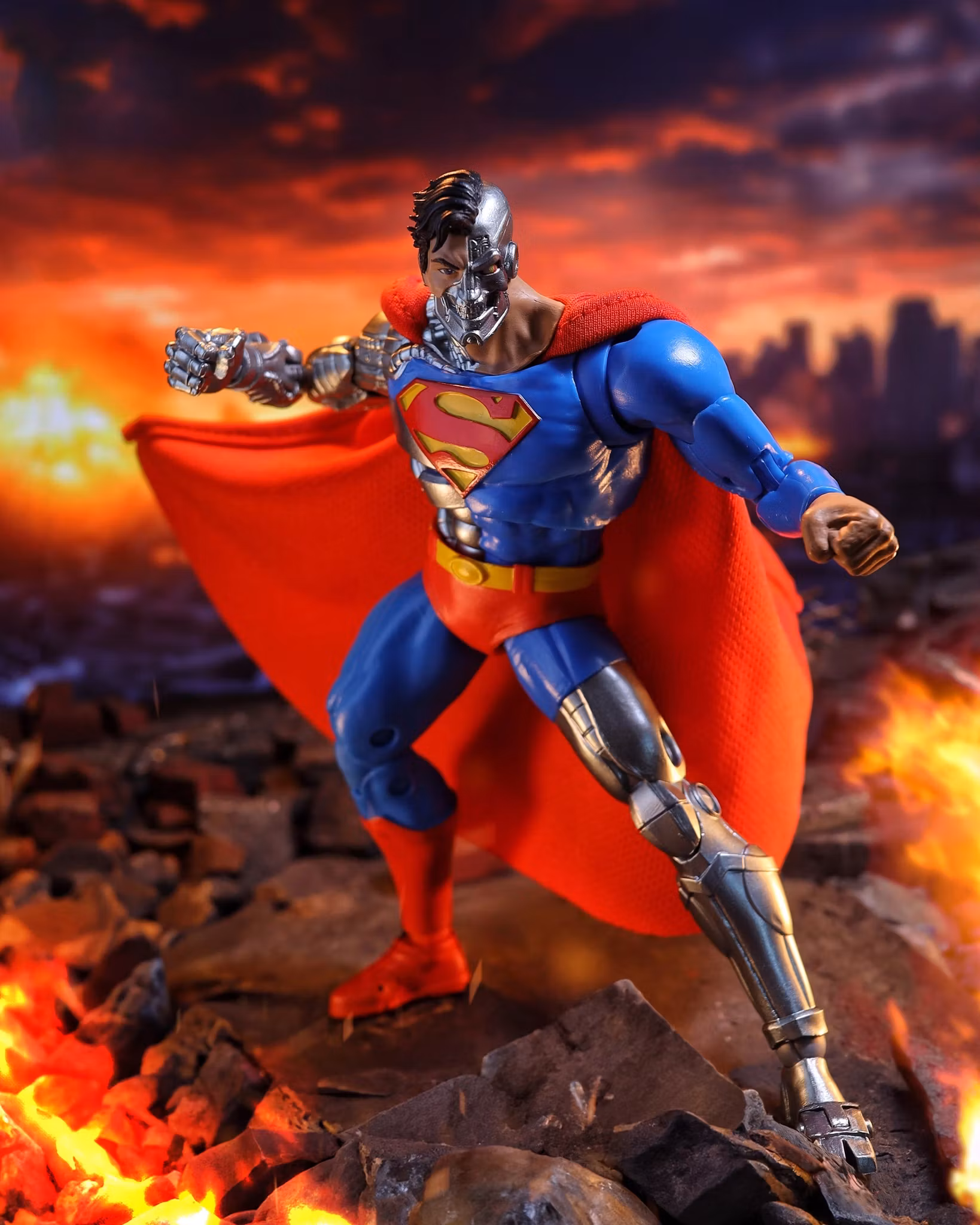 The Return of Superman DC Multiverse McFarlane Vault Collection Cyborg Superman Action Figure