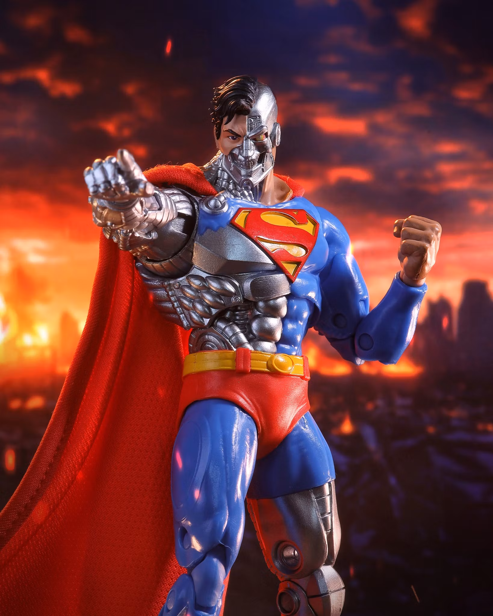 The Return of Superman DC Multiverse McFarlane Vault Collection Cyborg Superman Action Figure