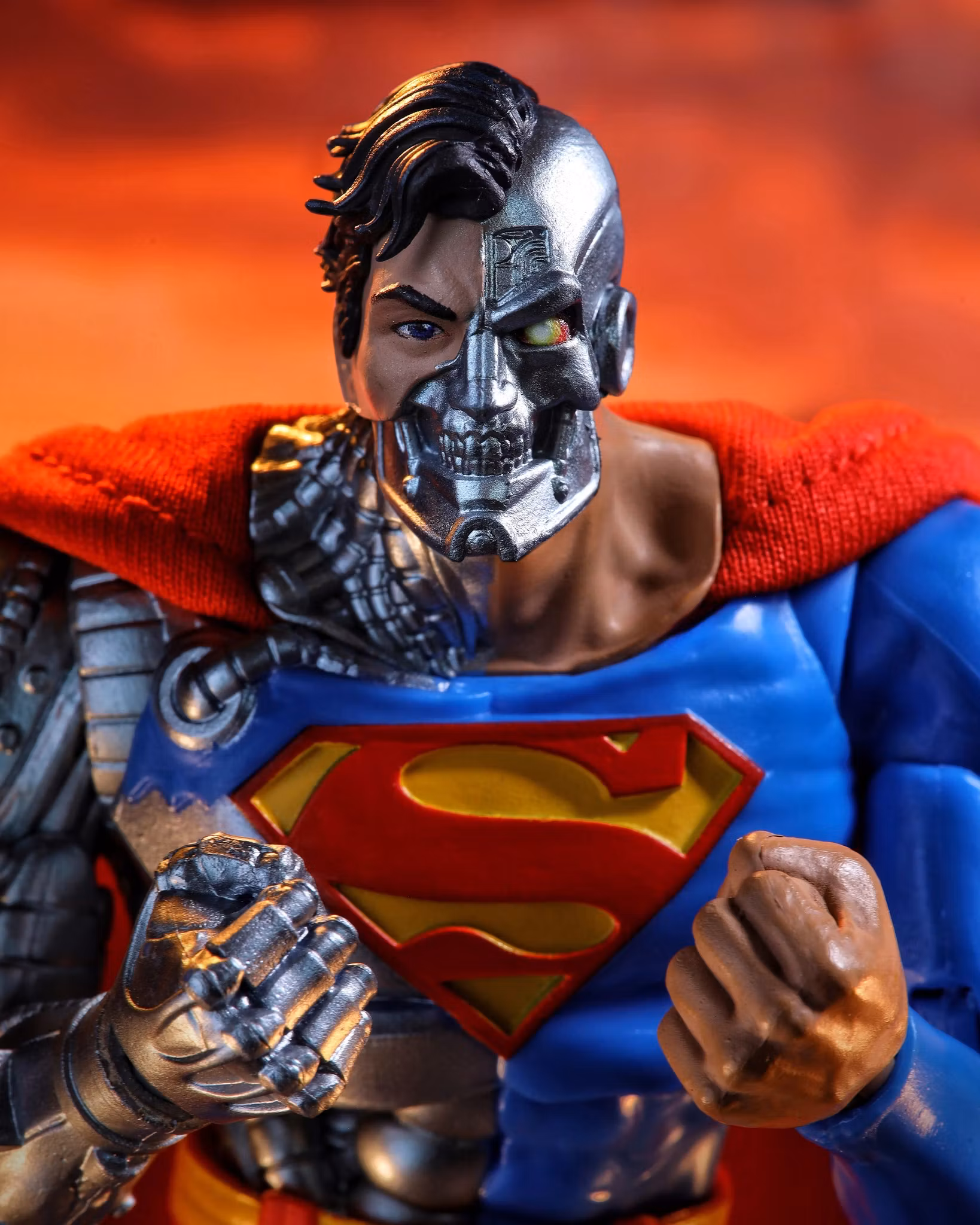 The Return of Superman DC Multiverse McFarlane Vault Collection Cyborg Superman Action Figure