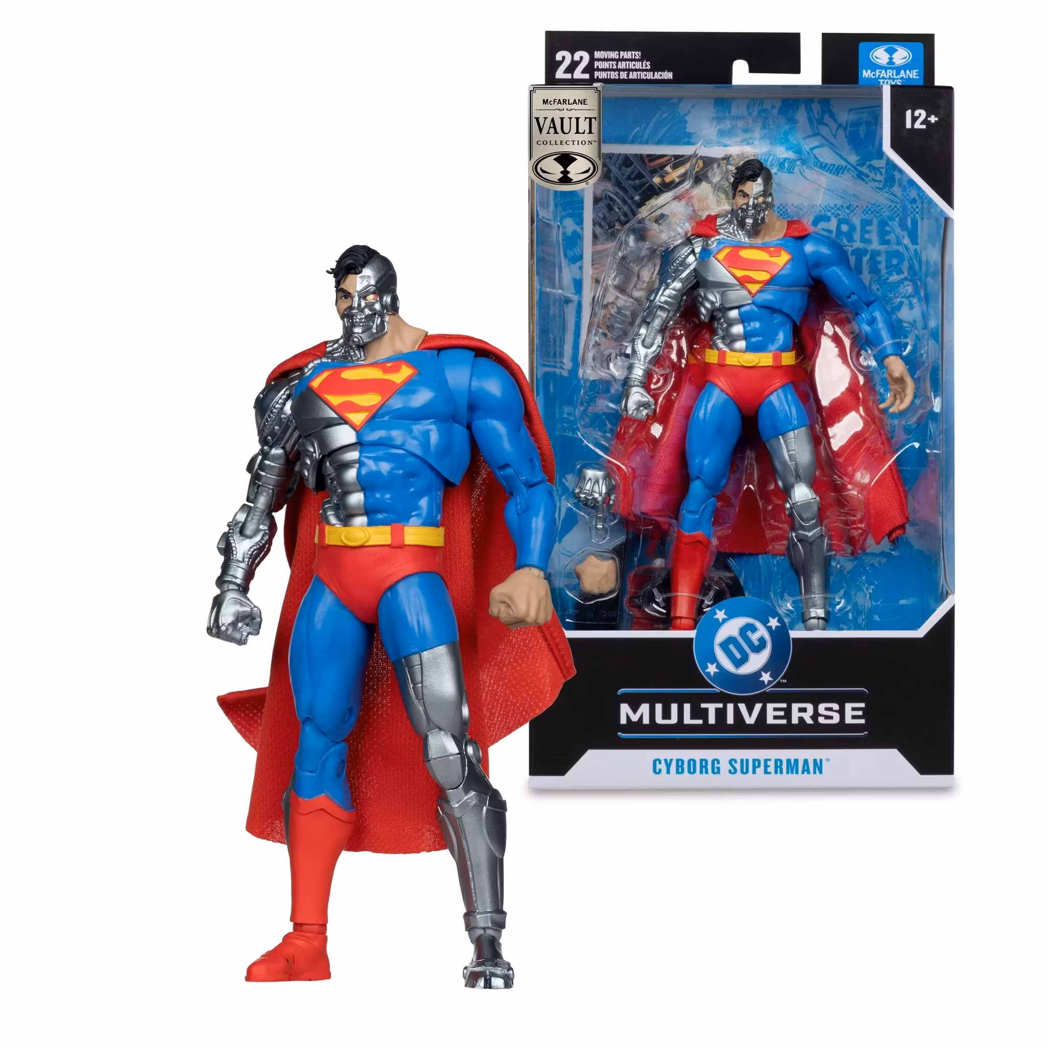 The Return of Superman DC Multiverse McFarlane Vault Collection Cyborg Superman Action Figure