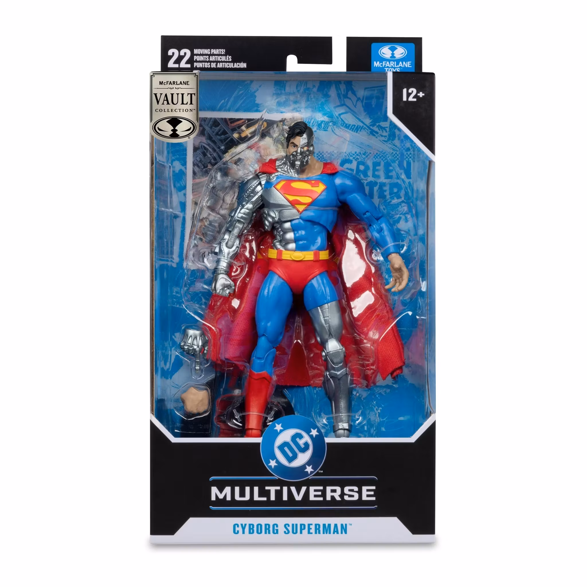 The Return of Superman DC Multiverse McFarlane Vault Collection Cyborg Superman Action Figure