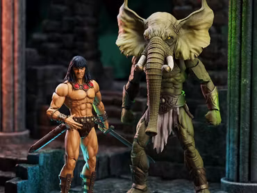 Conan the Barbarian: The Tower of the Elephant Epic H.A.C.K.S Young Conan & Yag-Kosha 1/12 Scale Action Figure Two-Pack