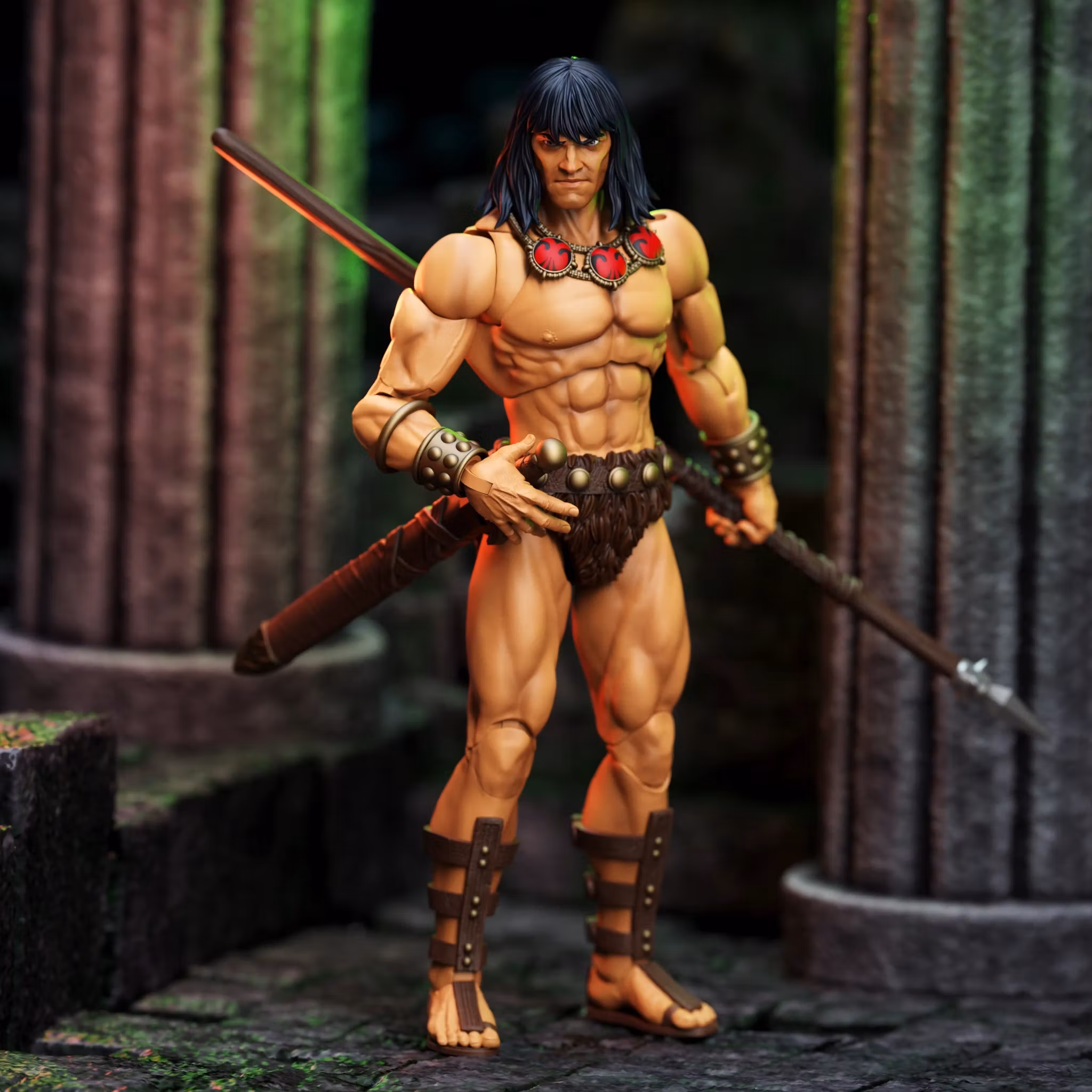 Conan the Barbarian: The Tower of the Elephant Epic H.A.C.K.S Young Conan & Yag-Kosha 1/12 Scale Action Figure Two-Pack