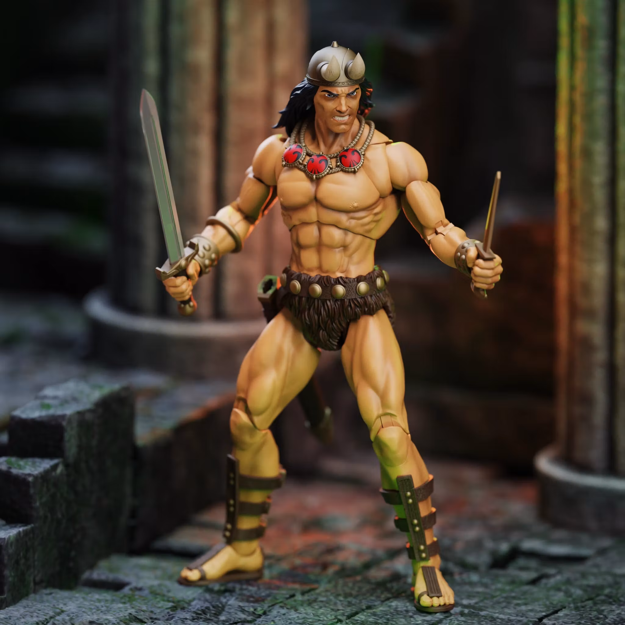 Conan the Barbarian: The Tower of the Elephant Epic H.A.C.K.S Young Conan & Yag-Kosha 1/12 Scale Action Figure Two-Pack
