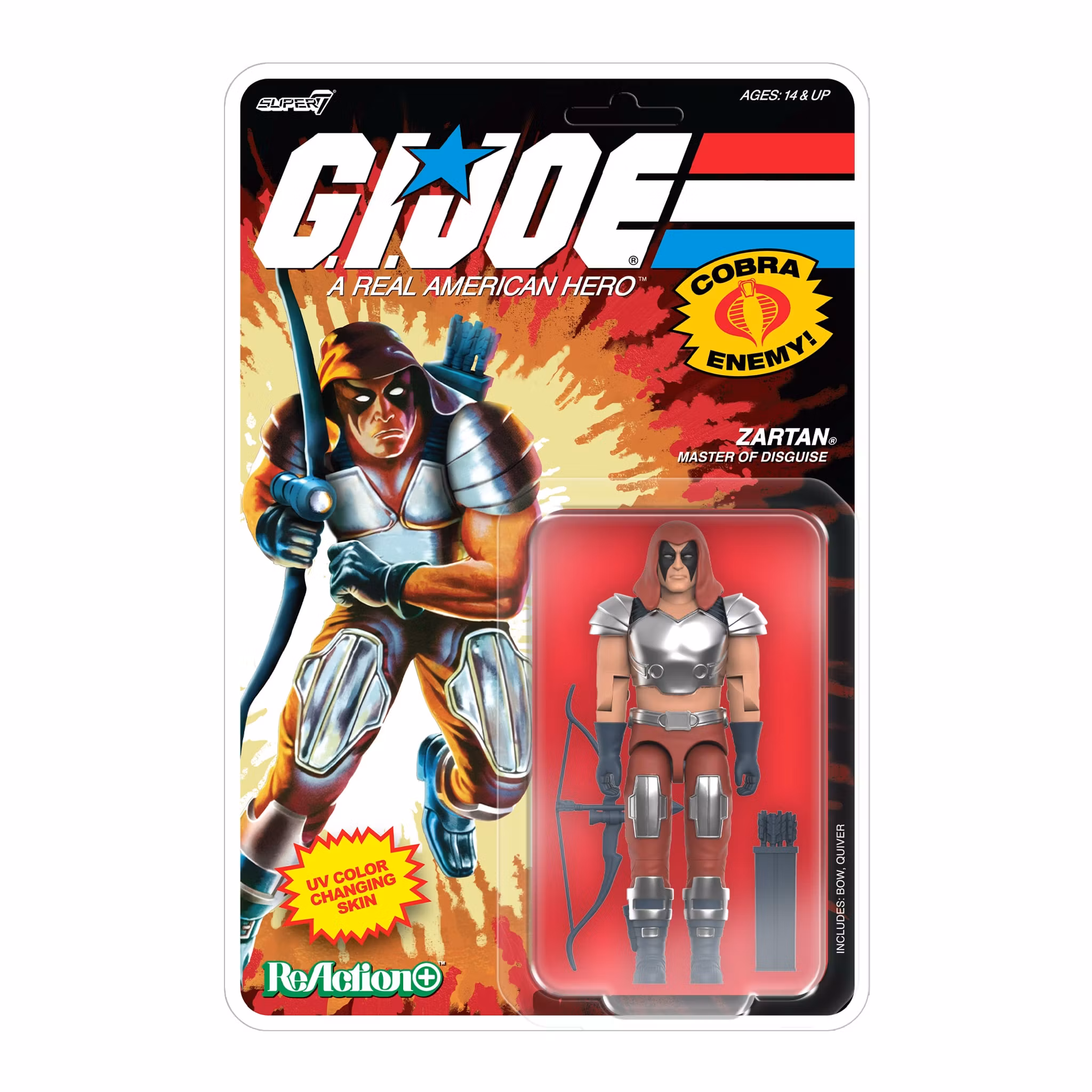G.I. Joe ReAction+ Zartan (Comic) Action Figure