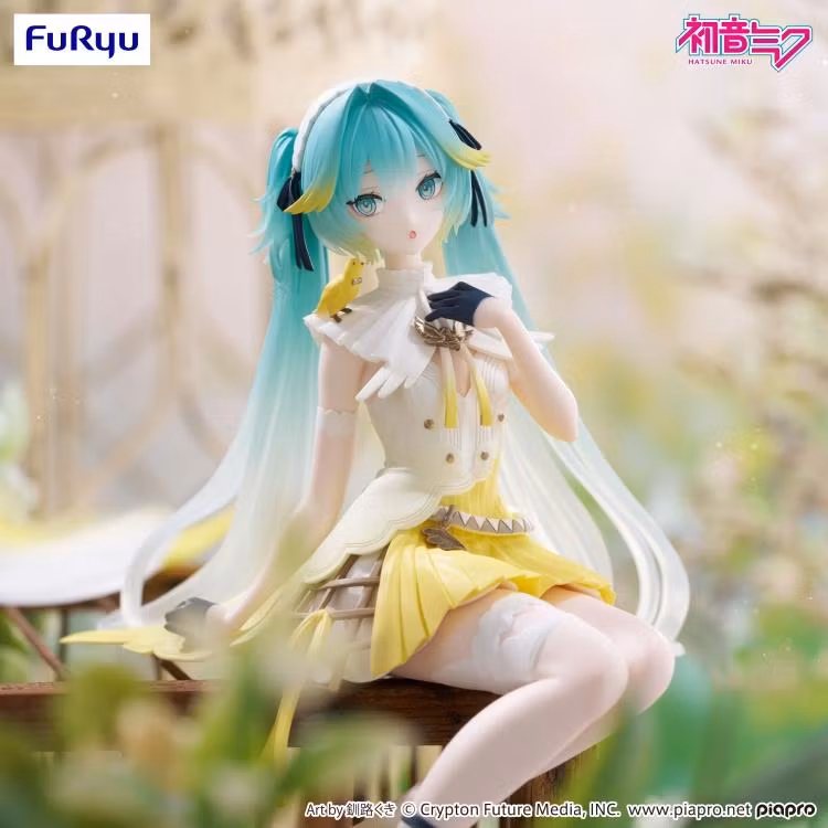 Vocaloid Hatsune Miku (Canary Bird) Noodle Stopper Figure