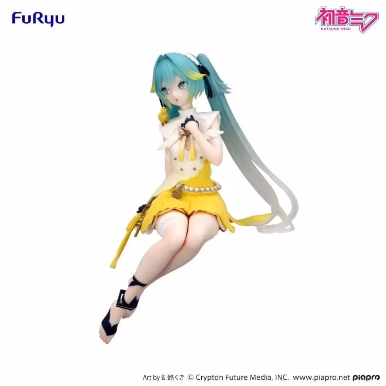 Vocaloid Hatsune Miku (Canary Bird) Noodle Stopper Figure